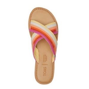 Toms Vivs Slide On Flat Sandals